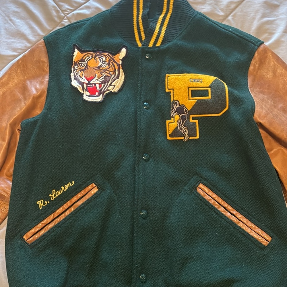 Polo Ralph Lauren Tiger Letterman Varsity Jacket